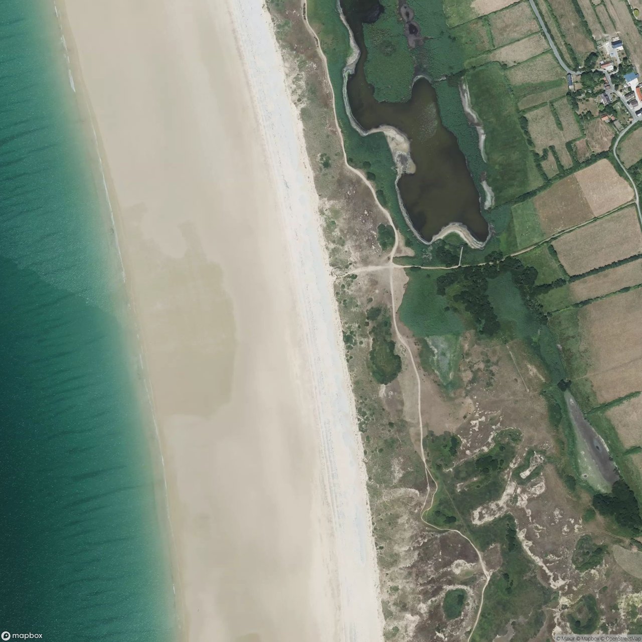 Plage de Vauville surf break