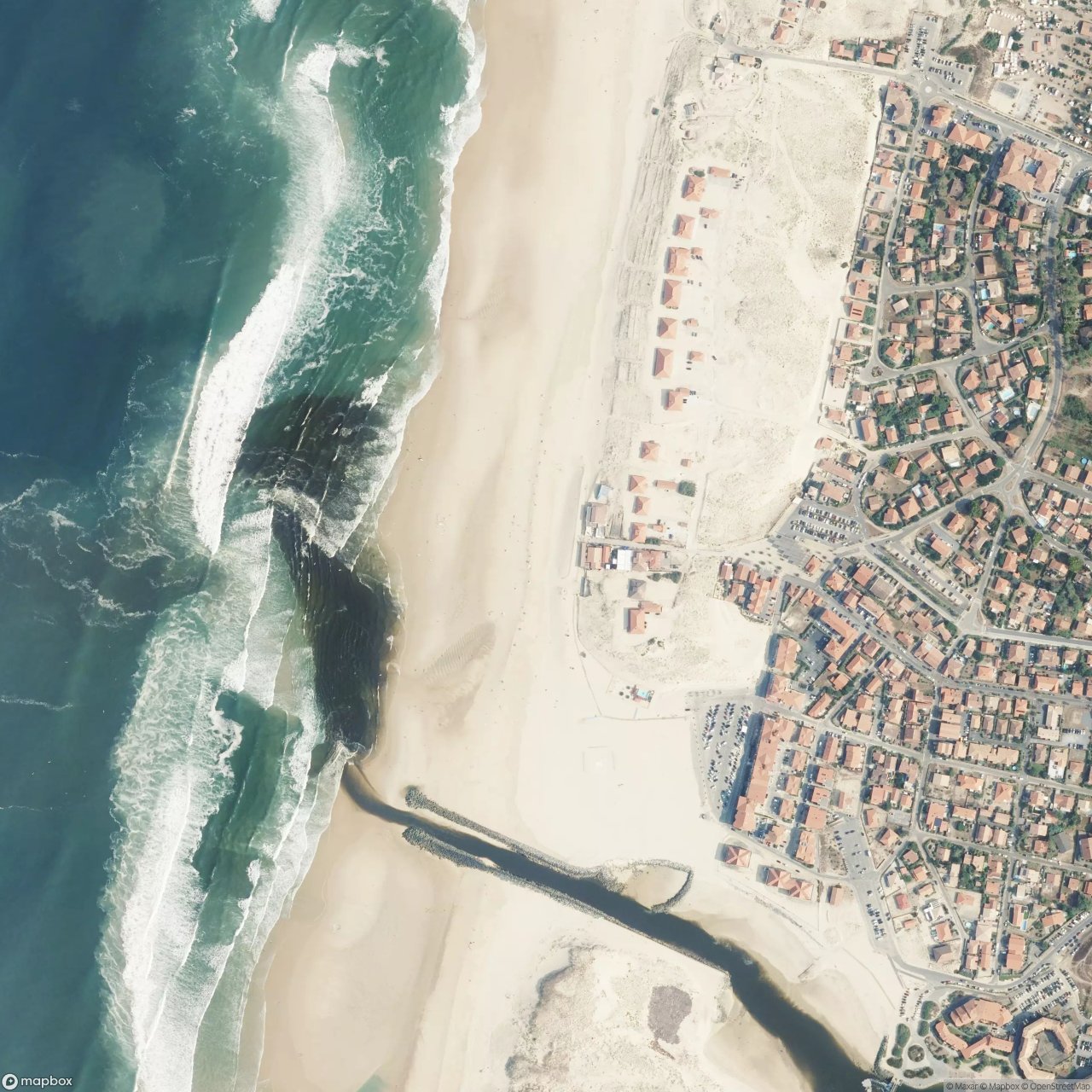 Plage de Vieux Boucau surf break