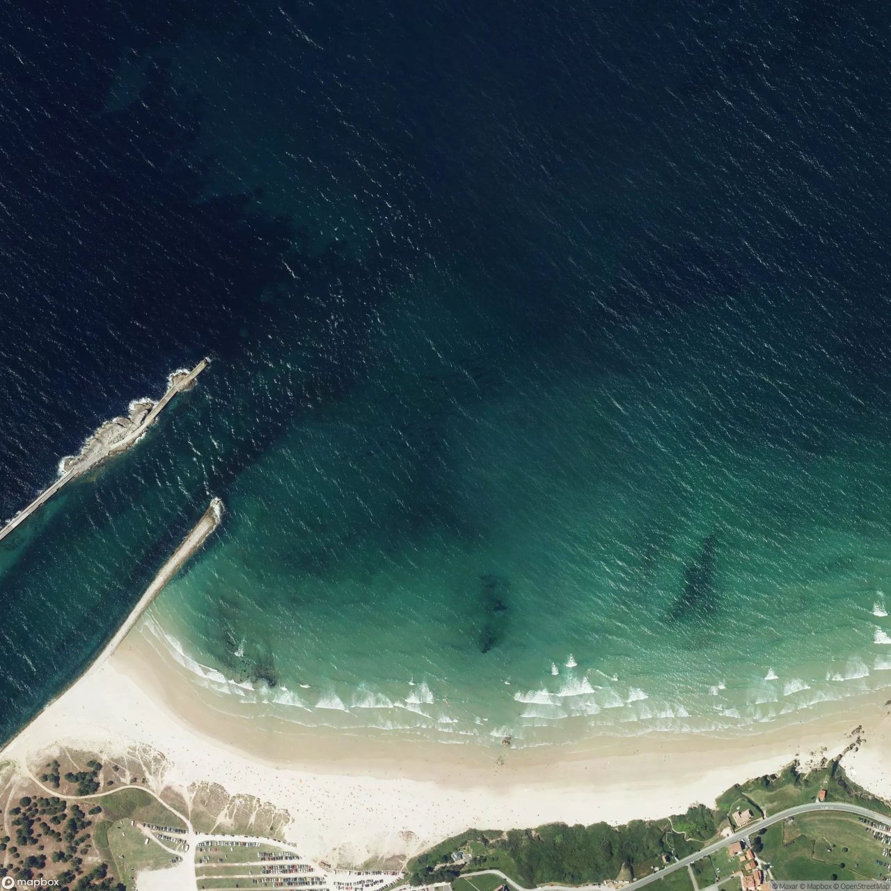 San Vicente Rivermouth surf break