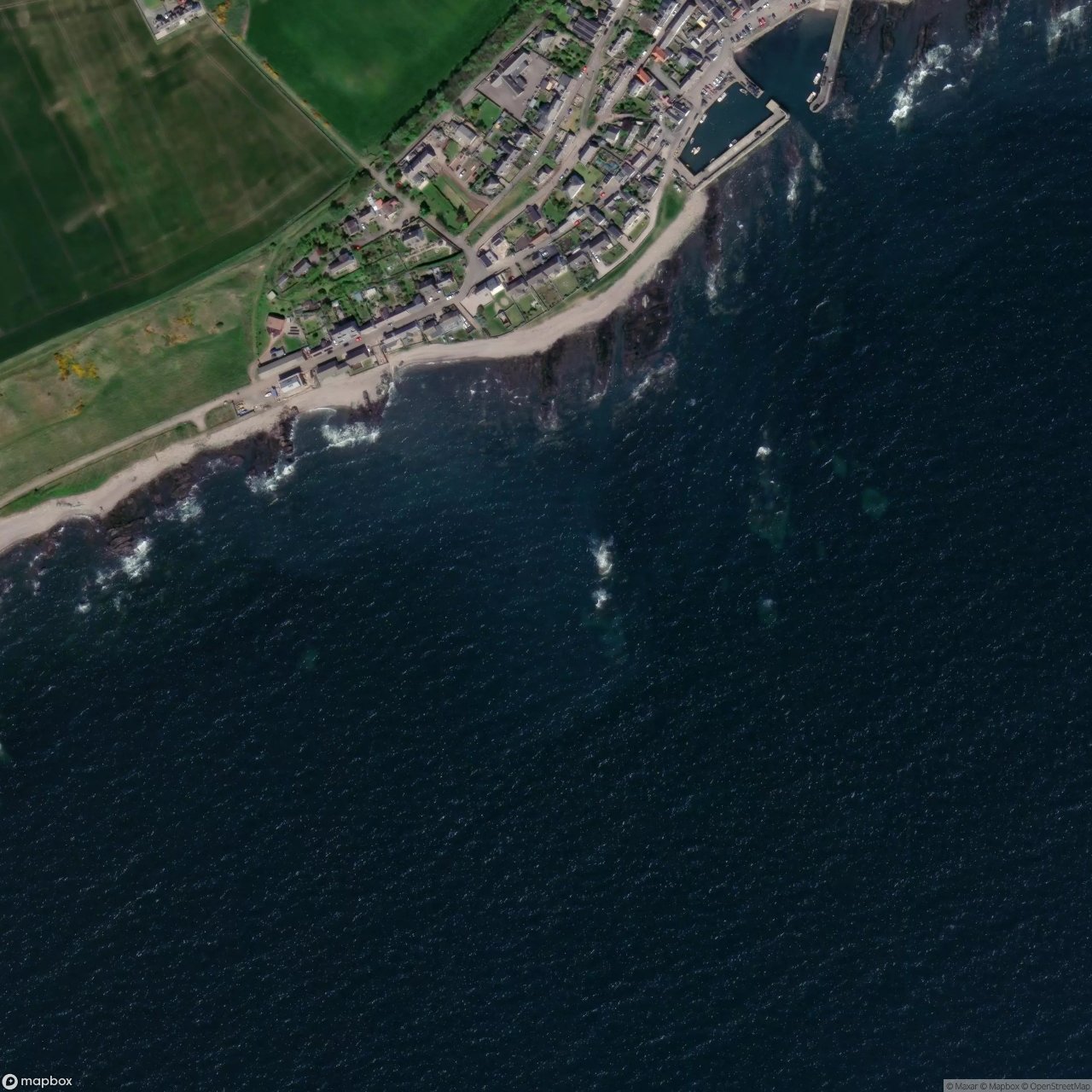 Johnshaven surf break