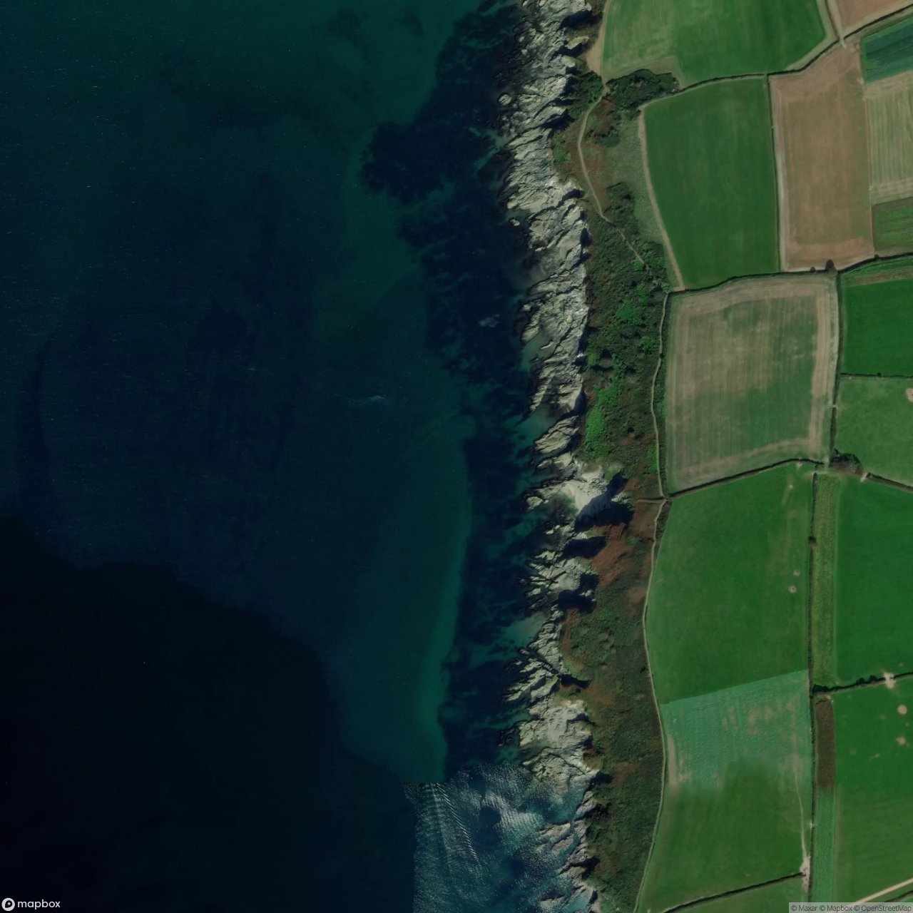 Polkerris surf break