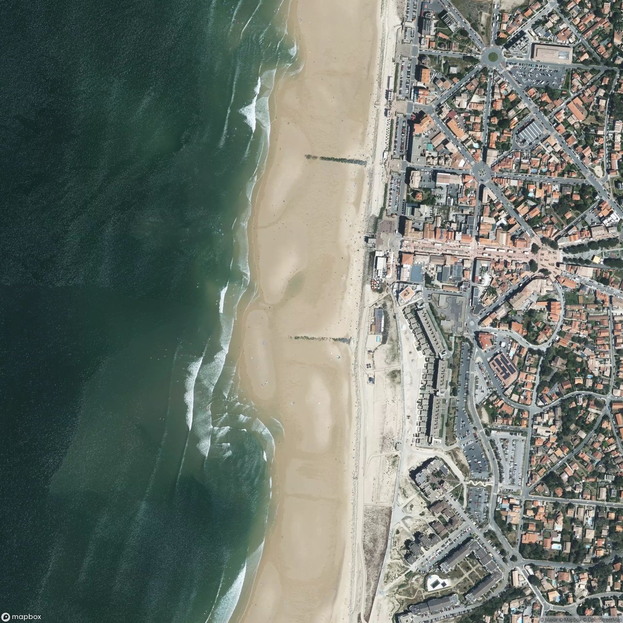 Plage de Lacanau Océan surf break