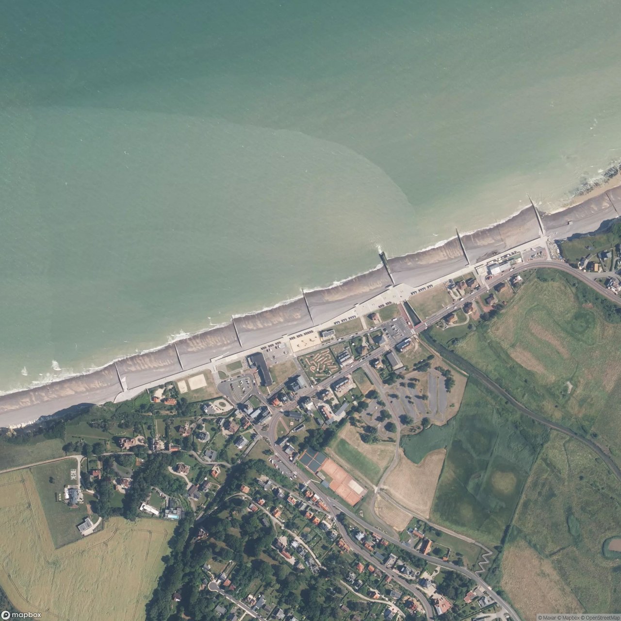 Plage de Pourville surf break
